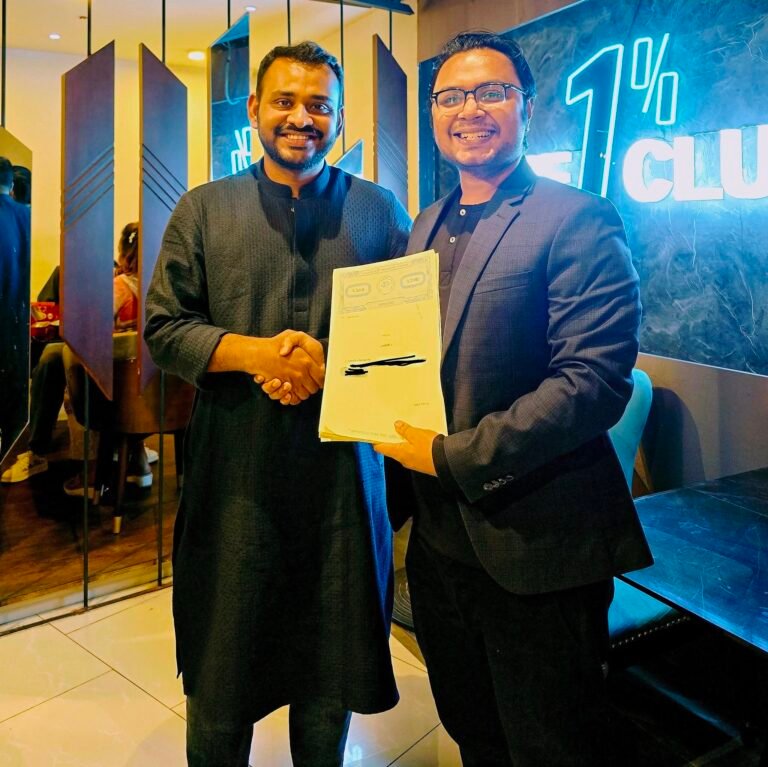 Partnership handshake